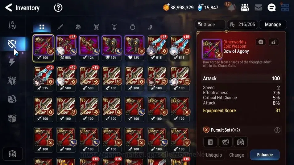 Epic Seven Accounts GLOBAL Unverif|6 ML(NM Luna,SS Vivian,DD Ray,Etc)+ image 12