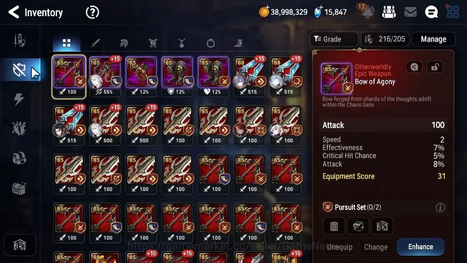 Epic Seven Accounts GLOBAL Unverif|6 ML(NM Luna,SS Vivian,DD Ray,Etc)+ image 13
