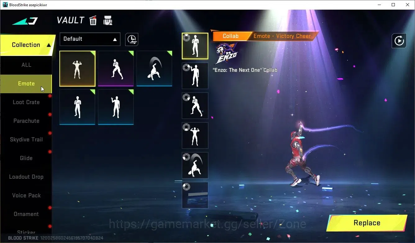 Blood Strike Accounts Others ASIA|ETERNAL AUG-Empyrean Lv2|Melee ULTRA Lightblade|Limited Origin-12 Lv2|4 12