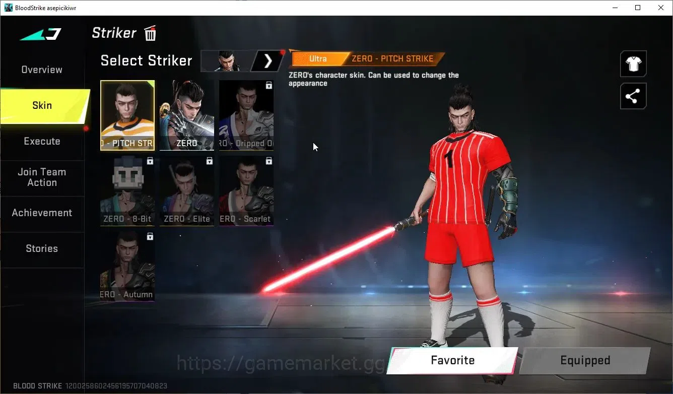 Blood Strike Accounts Others ASIA|ETERNAL AUG-Empyrean Lv2|Melee ULTRA Lightblade|Limited Origin-12 Lv2|4 7