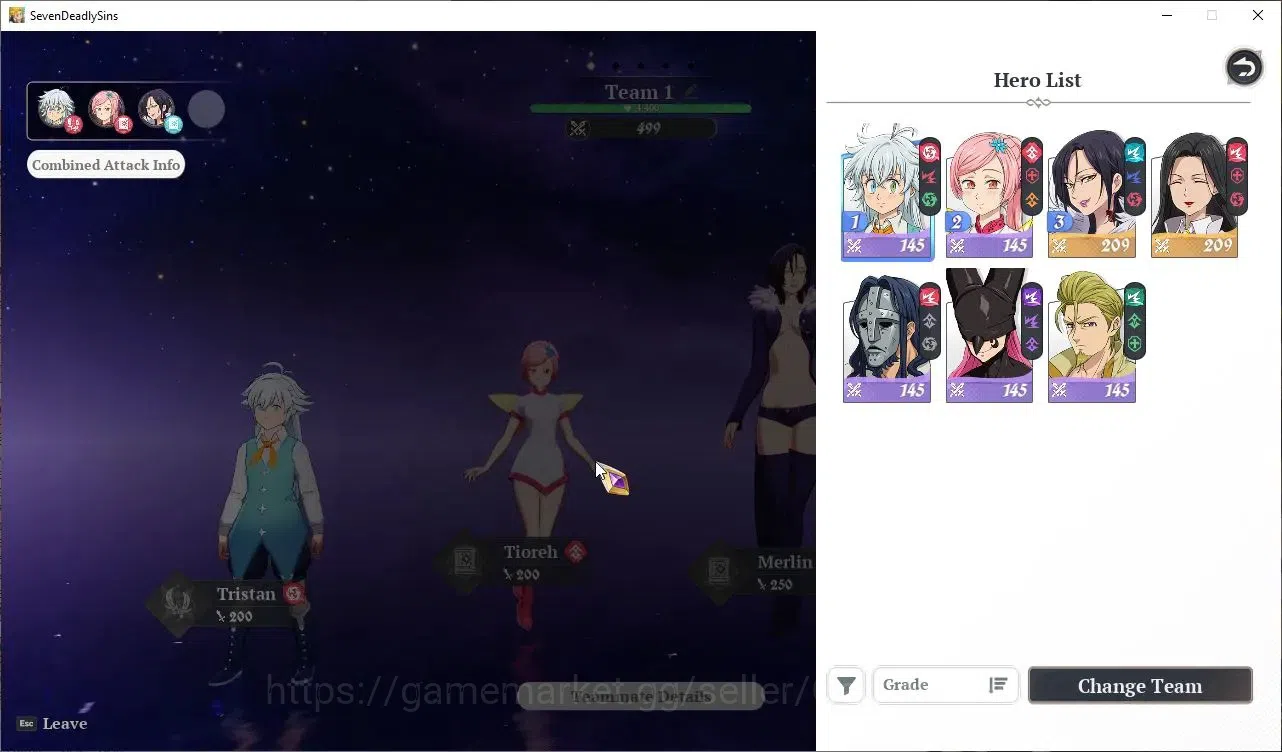 The Seven Deadly Sins: Origin Accounts EUROPE |Fresh Starter Lvl 2|2 SSR| Merlin, Guila + image 3
