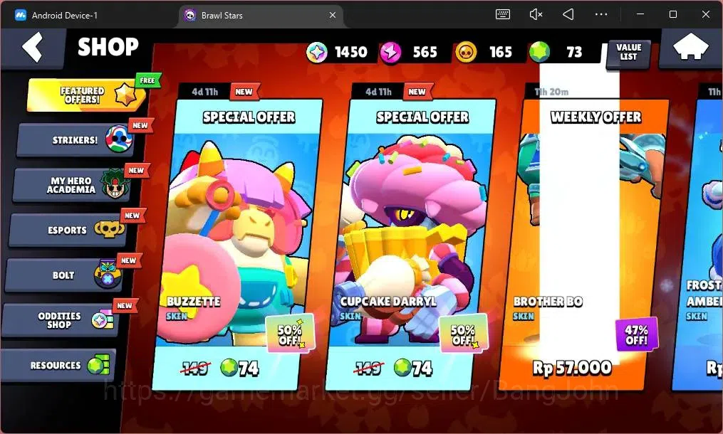 Brawl Stars Accounts Global |532 Trophy|11 Brawler|2 Max Hypercharge(Sh image 4