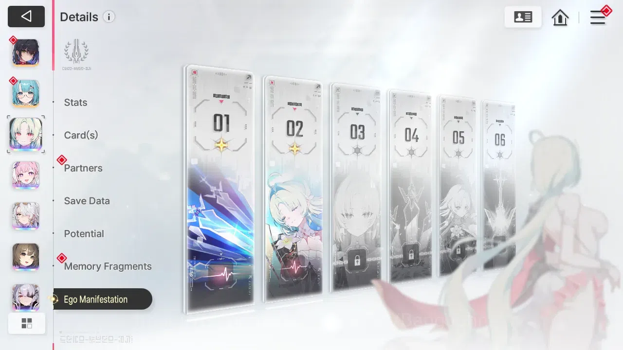 Chaos Zero Nightmare Accounts Asia | Lvl 54 | 8 SSR | Heidemarie ME2 | Diana | Selector On | More Detail Check SS | RA711B 6