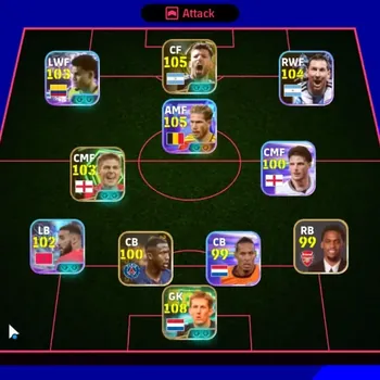 eFootball Accounts High-End Android|Power 3167|6 Epic Edwin van der Sar,Sergio Aguero,Marco Reus,Gerrard|8 ShowTime Kevin De