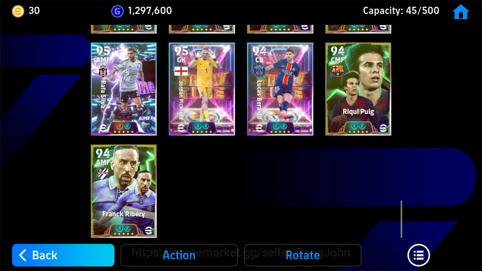 eFootball Accounts Legends & Iconic Players Mobile|PW 3249|Zlatan Ibrahimovic BigT,Gianluigi Buffon BigT,Del Piero 1