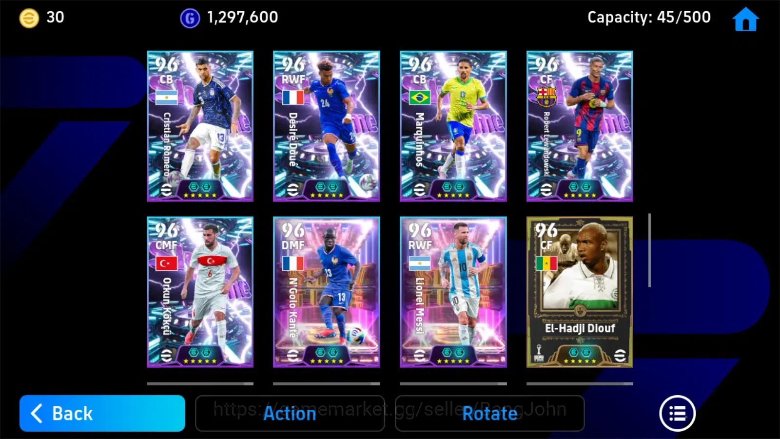 eFootball Accounts Legends & Iconic Players Mobile|PW 3249|Zlatan Ibrahimovic BigT,Gianluigi Buffon BigT,Del Piero 3