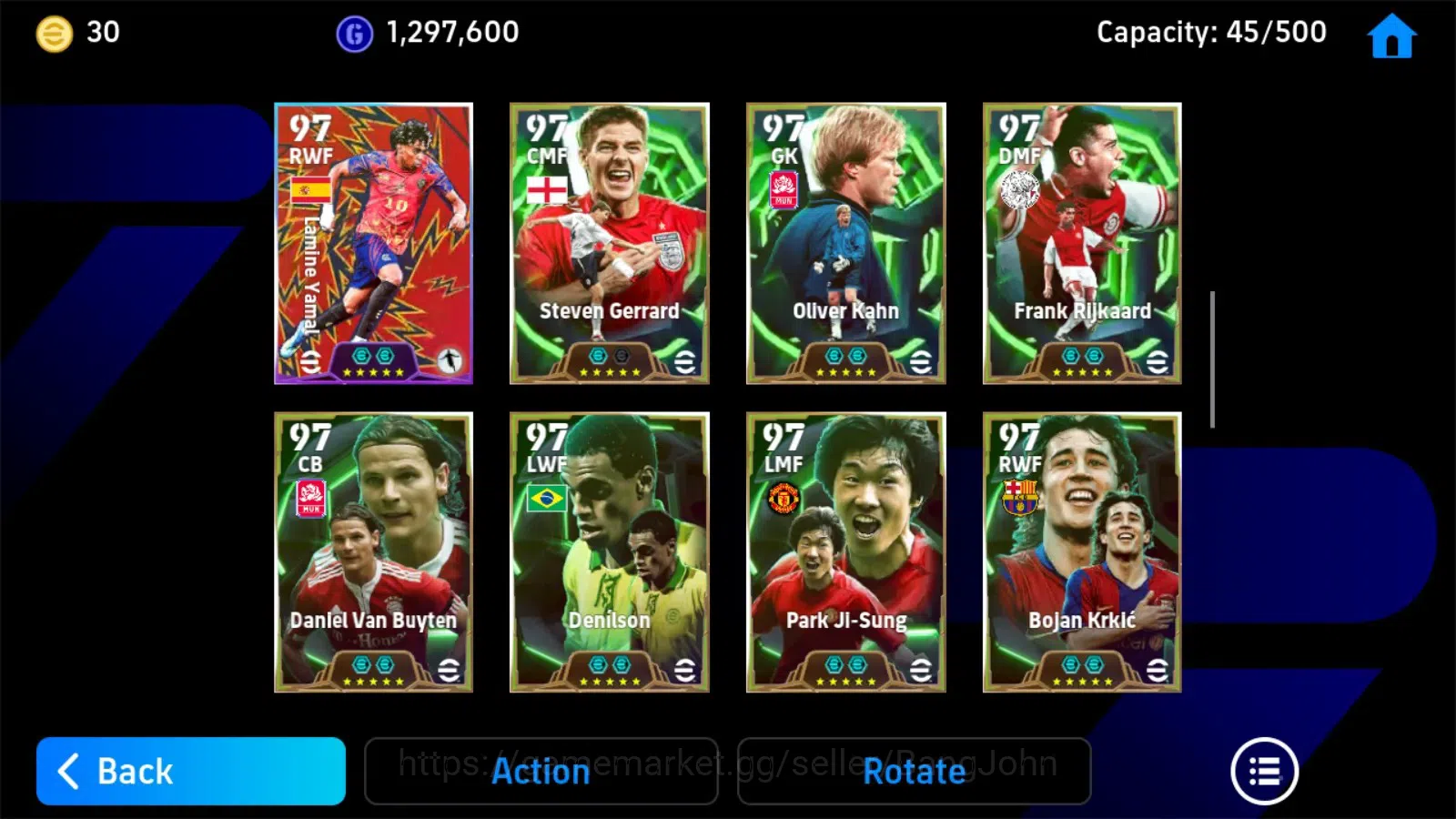 eFootball Accounts Legends & Iconic Players Mobile|PW 3249|Zlatan Ibrahimovic BigT,Gianluigi Buffon BigT,Del Piero 4