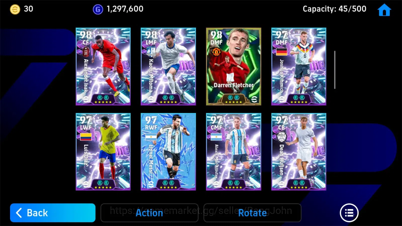 eFootball Accounts Legends & Iconic Players Mobile|PW 3249|Zlatan Ibrahimovic BigT,Gianluigi Buffon BigT,Del Piero 5