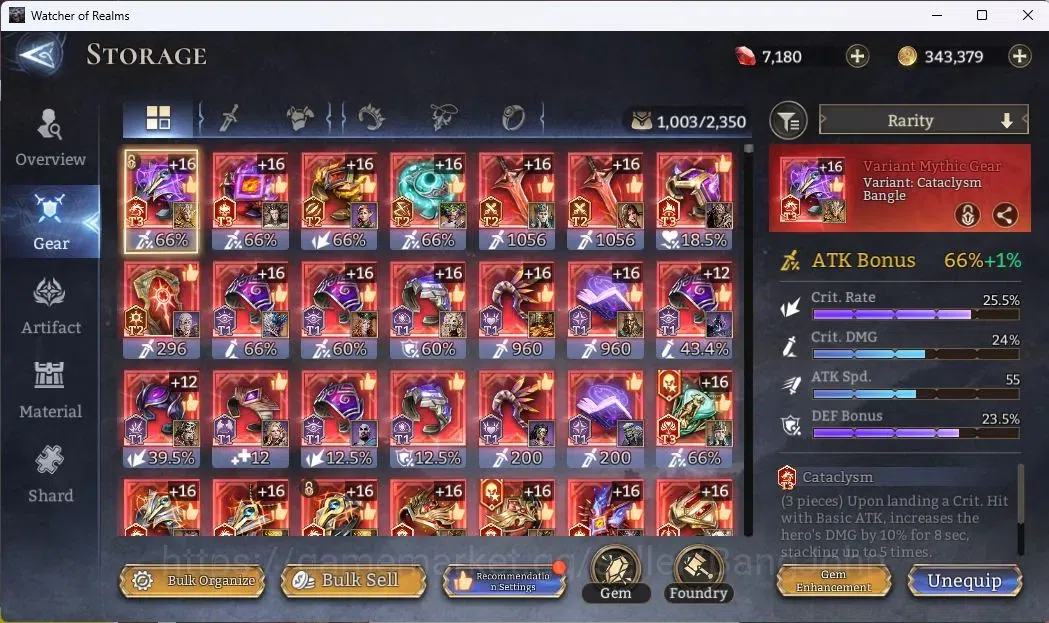 Watcher of Realms Accounts Global 60xx|Power 8M|10 Lord Lovar,Praetus,Valdero image 12