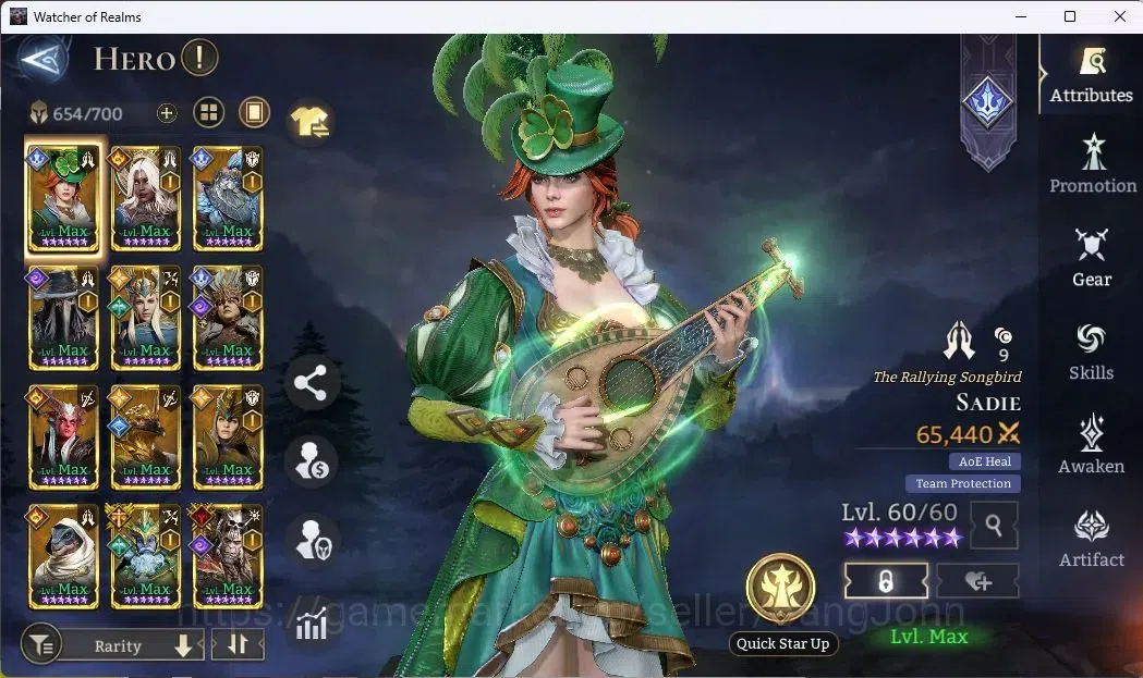 Watcher of Realms Accounts Global 60xx|Power 8M|10 Lord Lovar,Praetus,Valdero image 6