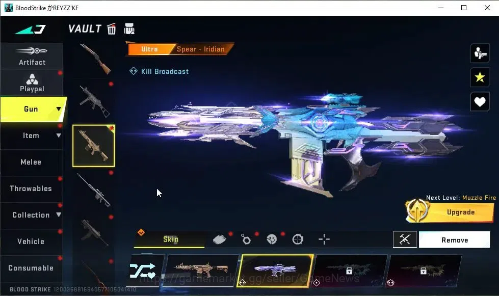 Blood Strike Accounts ASIA|ETERNAL ZERO-Oda|15 ULTRA[NACHO,Spear,MP5,Gal image 13