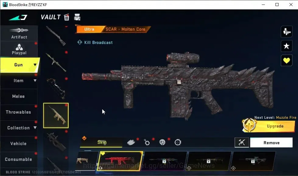 Blood Strike Accounts ASIA|ETERNAL ZERO-Oda|15 ULTRA[NACHO,Spear,MP5,Gal image 19