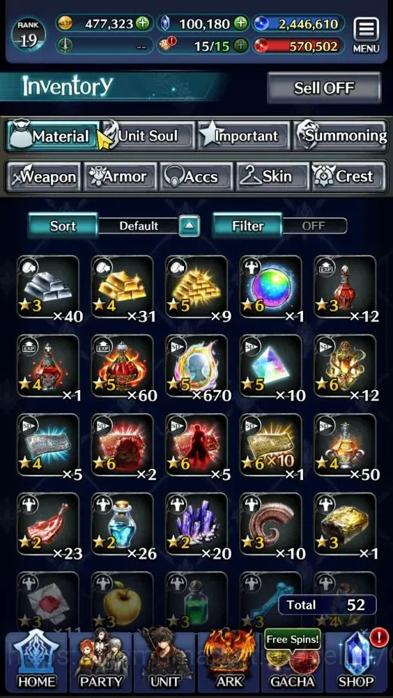 Last Cloudia Accounts GLOBAL|Rank 19|Top Tier Unit [Demon Lord Judecca-S image 12