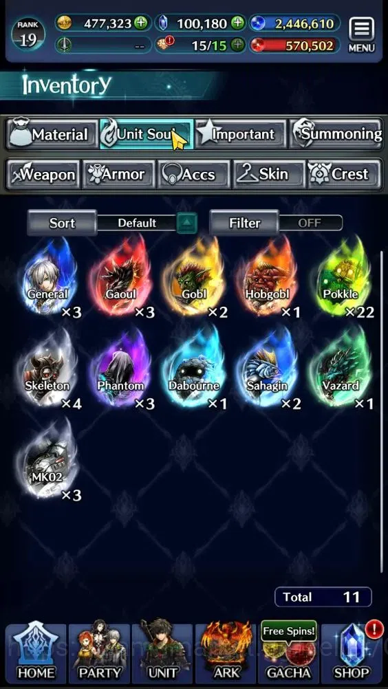 Last Cloudia Accounts GLOBAL|Rank 19|Top Tier Unit [Demon Lord Judecca-S image 13