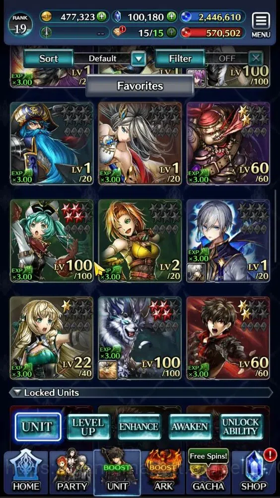 Last Cloudia Accounts GLOBAL|Rank 19|Top Tier Unit [Demon Lord Judecca-S image 2