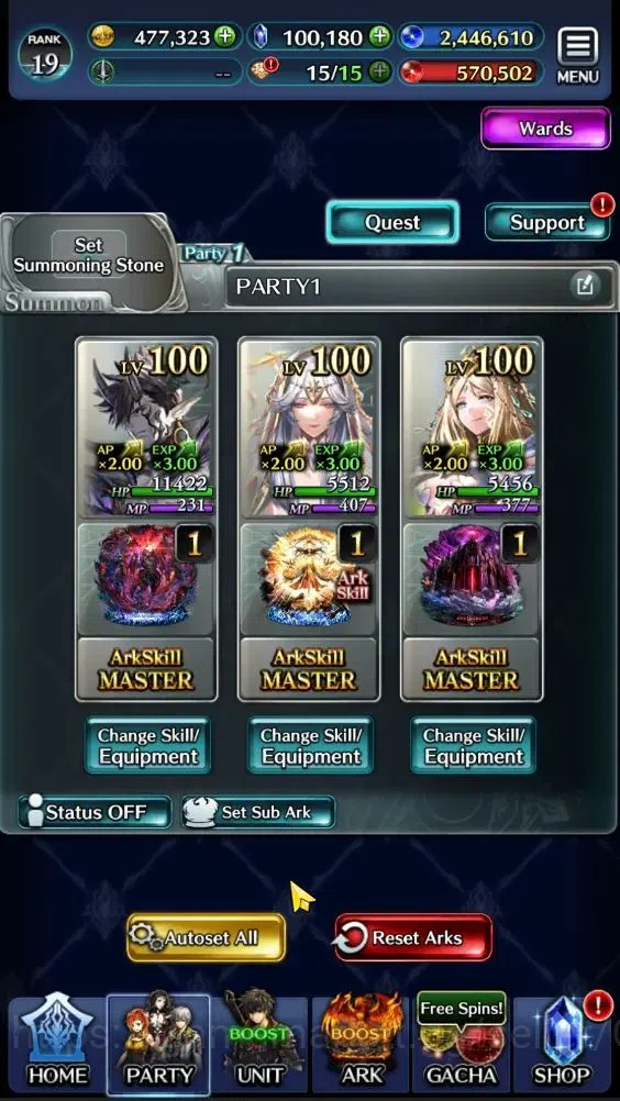 Last Cloudia Accounts GLOBAL|Rank 19|Top Tier Unit [Demon Lord Judecca-S image 8