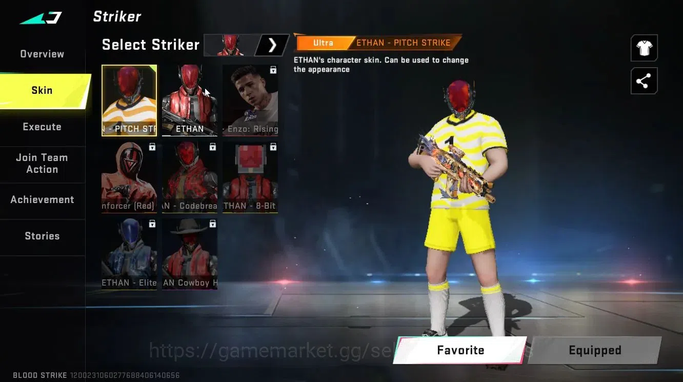 Blood Strike Accounts Asia|ULTRA [ETHAN -Pitch Strike,Origin-12]|Collab  image 4