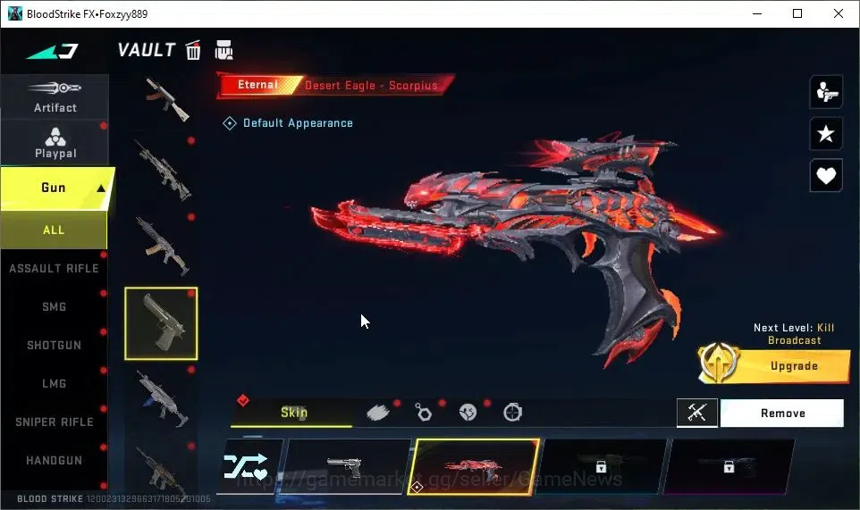 Blood Strike Accounts ASIA|ETERNAL Desert Eagle-Scorpius|Melee Talon Kni image 14