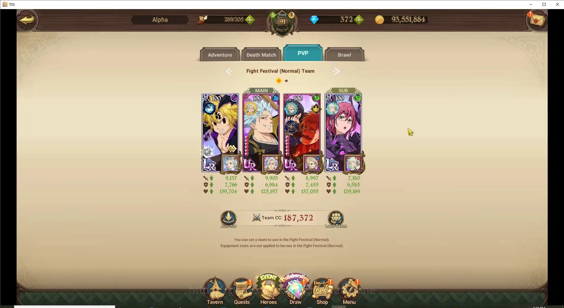 The Seven Deadly Sins: Grand Cross Accounts Endgame Global|3,7M CC|152 LS|372 Gem|4 LR+10 UR+Full Collab Gachiakuta|Nemesis 10
