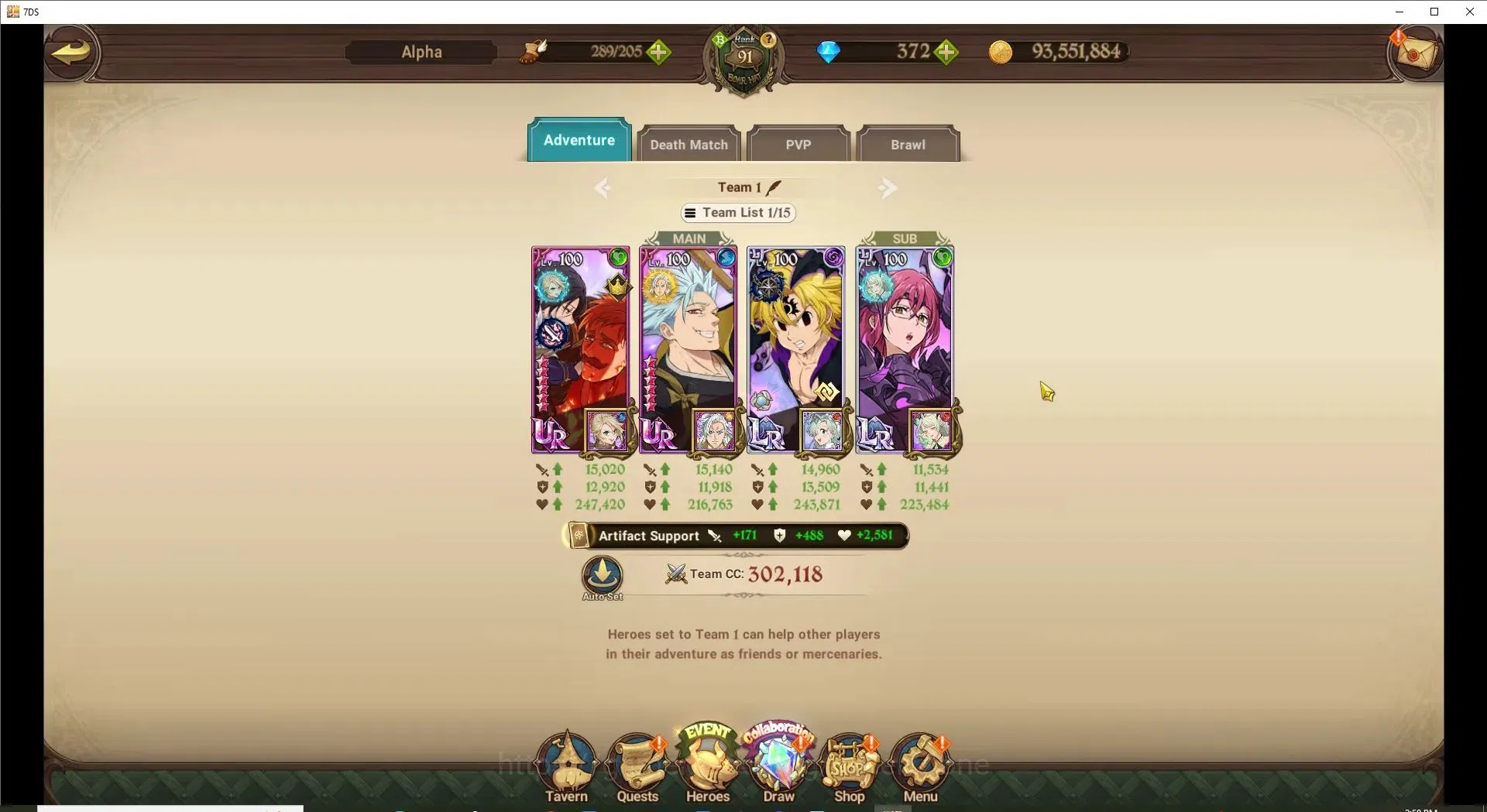 The Seven Deadly Sins: Grand Cross Accounts Endgame Global|3,7M CC|152 LS|372 Gem|4 LR+10 UR+Full Collab Gachiakuta|Nemesis 9