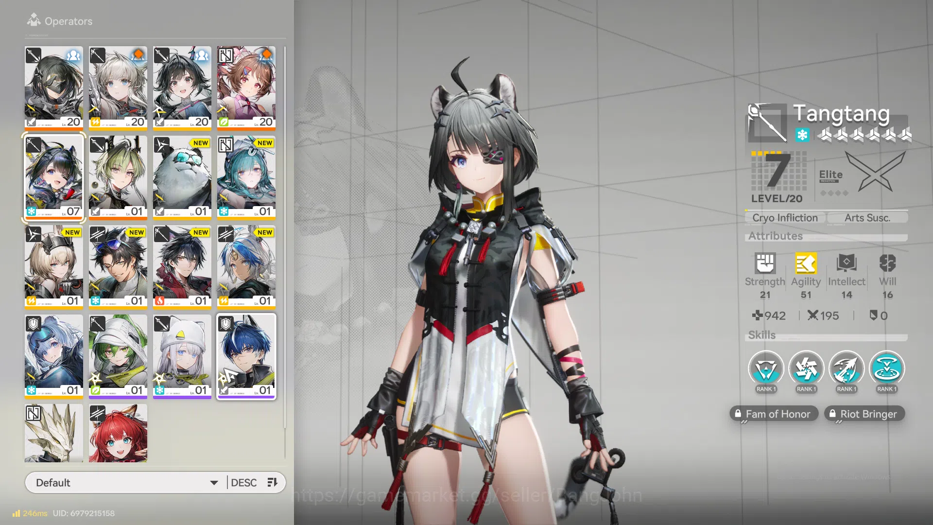Arknights: Endfield Accounts NA EU |Starter | 1Limit | Tangtang,Ardelia,Lifeng,Wufgard |AKE290B 2