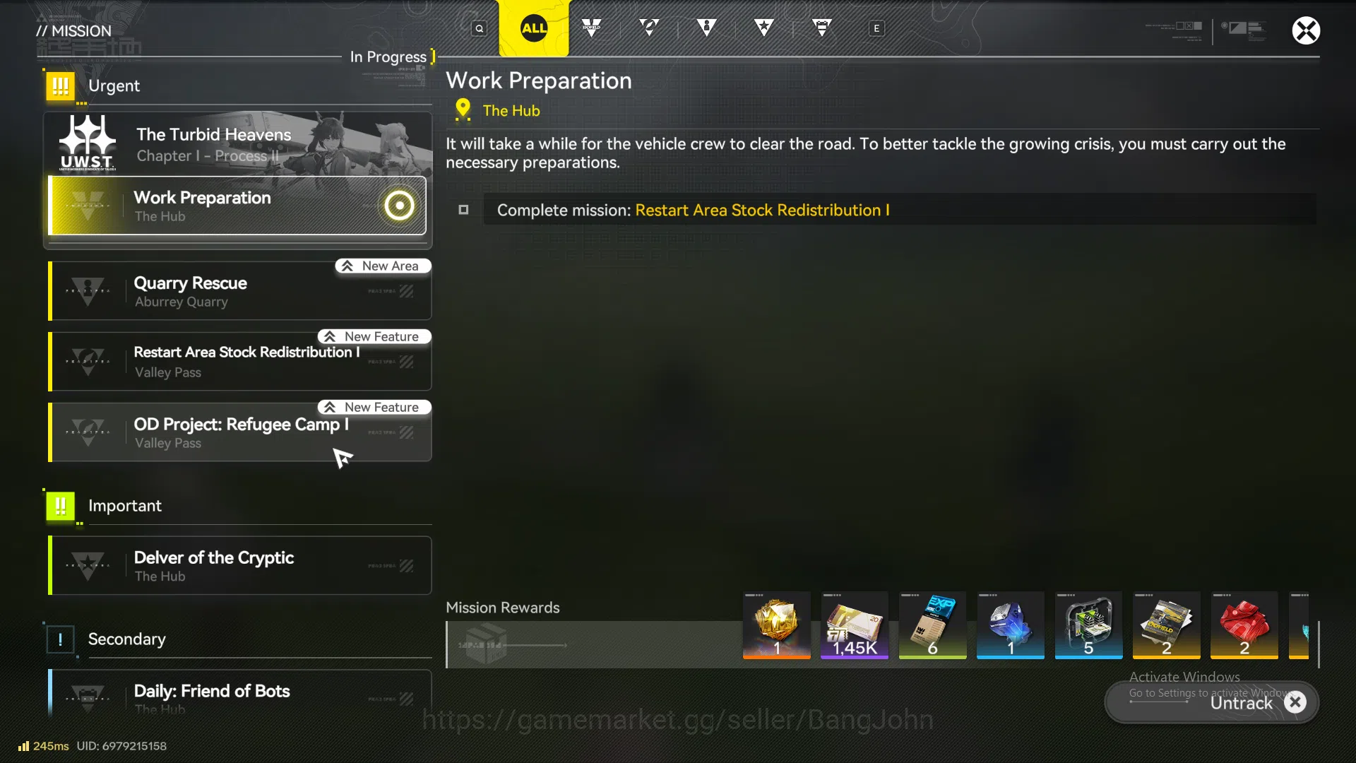 Arknights: Endfield Accounts NA EU |Starter | 1Limit | Tangtang,Ardelia,Lifeng,Wufgard |AKE290B 4