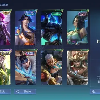Mobile Legends: Bang Bang Accounts Others Global|Skin 36|Junior|DragonT Estes,SPECIAL Sun,Summer Faramis,ELITE