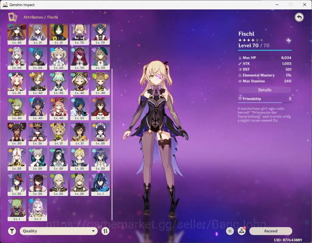 Genshin Impact Accounts ASIA | AR 54 | Mayuika, Yelan, Citlali, Bennet, Al image 16