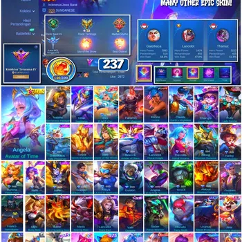 Mobile Legends: Bang Bang Collector #3405 237 Skins | Collector Natalia | KoF Karina | image 1