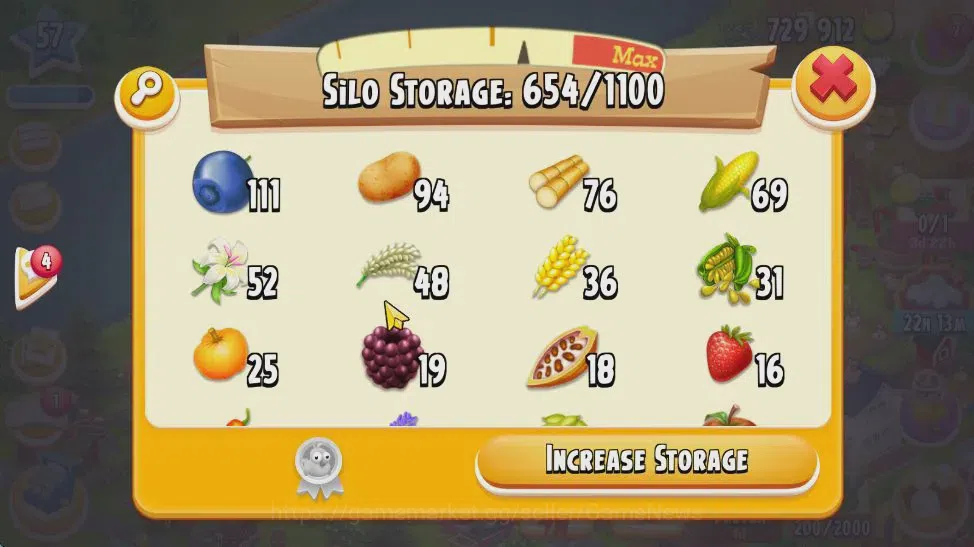 Hay Day Accounts Lvl 57 | Silo Storage 1100 + Barn Storage 3450 | 7 image 10