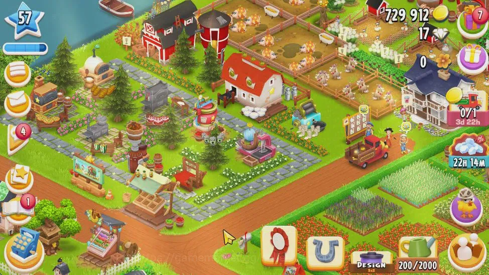 Hay Day Accounts Lvl 57 | Silo Storage 1100 + Barn Storage 3450 | 7 image 2
