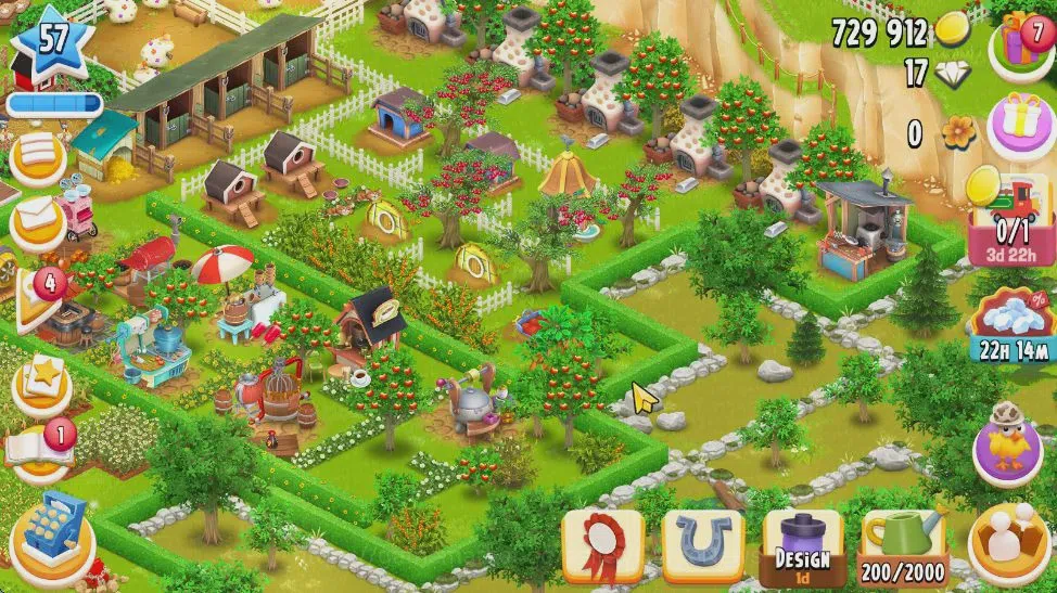 Hay Day Accounts Lvl 57 | Silo Storage 1100 + Barn Storage 3450 | 7 image 3