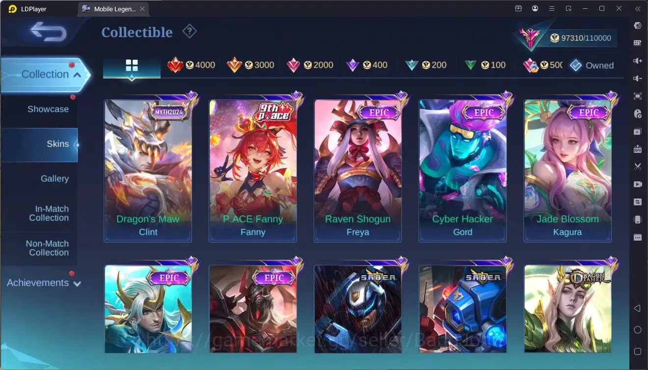Mobile Legends: Bang Bang Accounts Global|Hero 97|Skin 313|Exalted|Ducati Leomord|HxH image 11