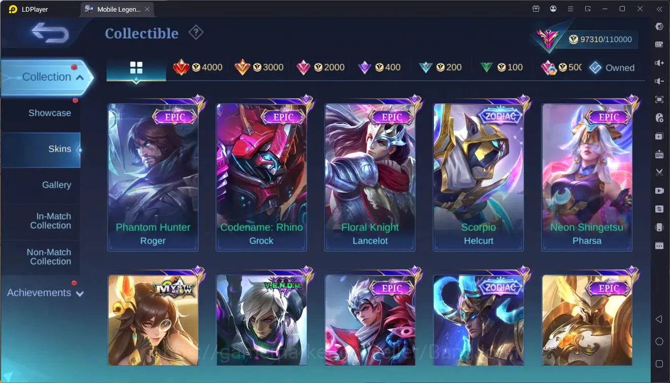 Mobile Legends: Bang Bang Accounts Global|Hero 97|Skin 313|Exalted|Ducati Leomord|HxH image 13