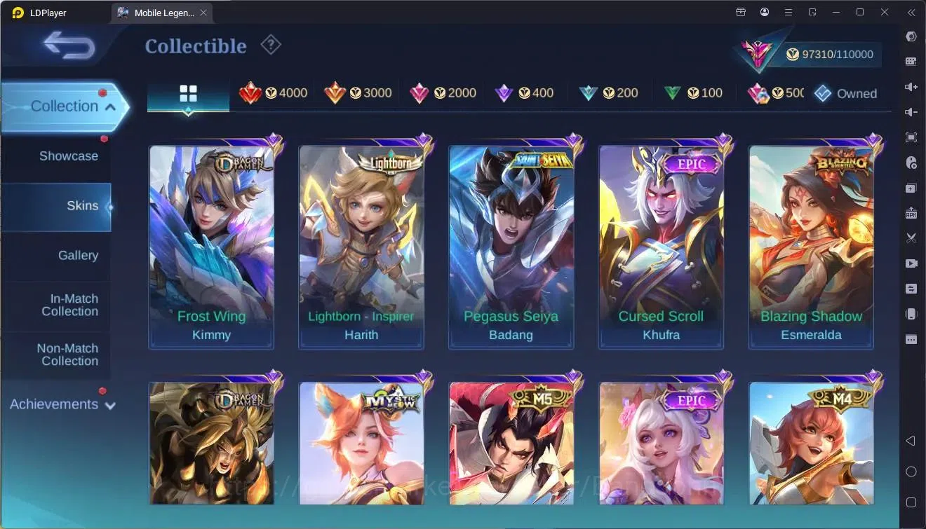 Mobile Legends: Bang Bang Accounts Global|Hero 97|Skin 313|Exalted|Ducati Leomord|HxH image 16