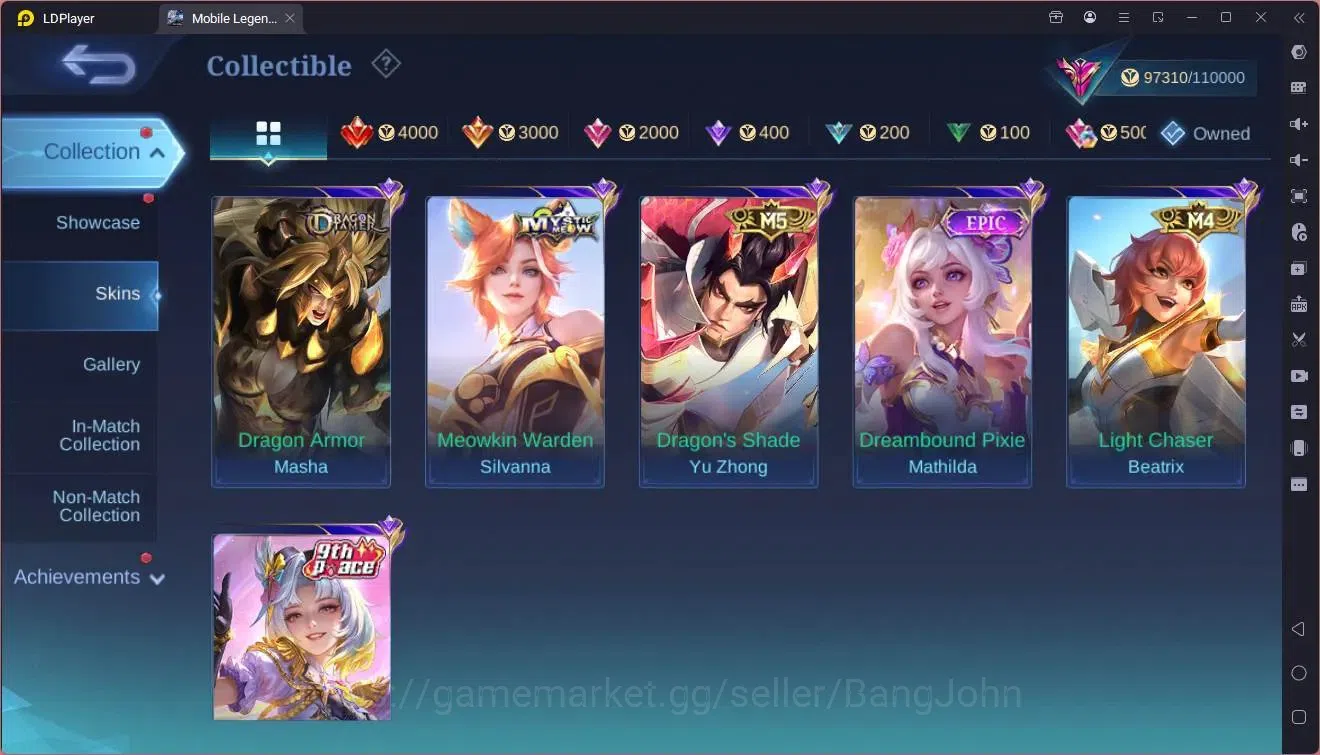 Mobile Legends: Bang Bang Accounts Global|Hero 97|Skin 313|Exalted|Ducati Leomord|HxH image 17
