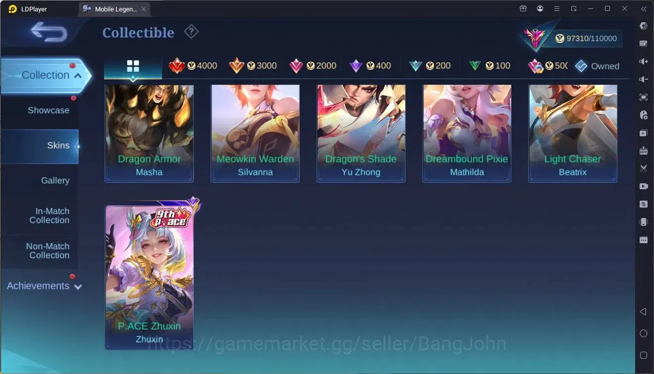 Mobile Legends: Bang Bang Accounts Global|Hero 97|Skin 313|Exalted|Ducati Leomord|HxH image 18