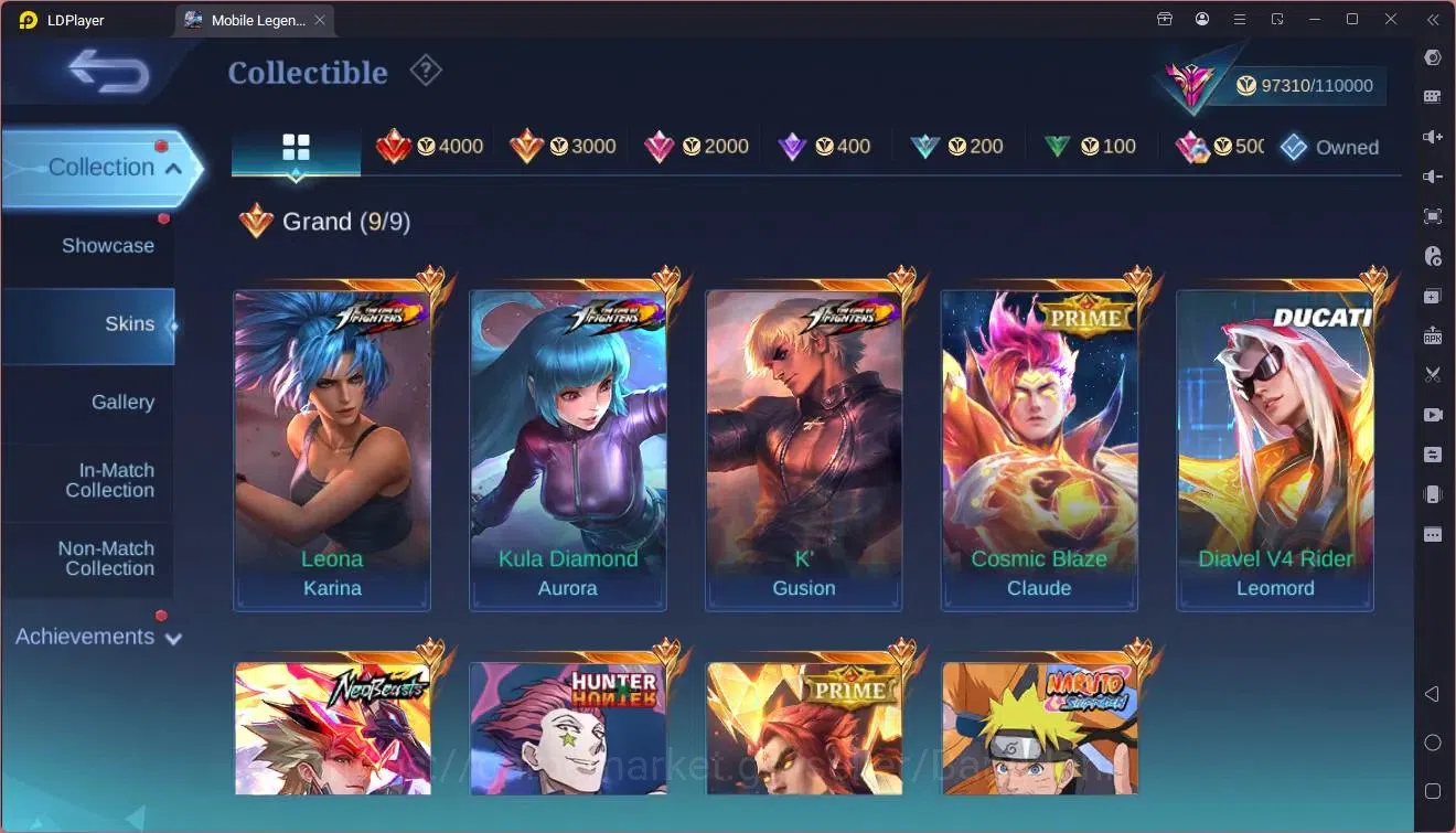 Mobile Legends: Bang Bang Accounts Global|Hero 97|Skin 313|Exalted|Ducati Leomord|HxH image 7