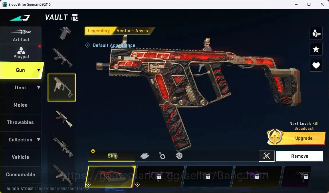 Blood Strike Accounts ASIA | 1 ULTRA MELEE: Talon Knife - Sanctum| 3 LEG image 3