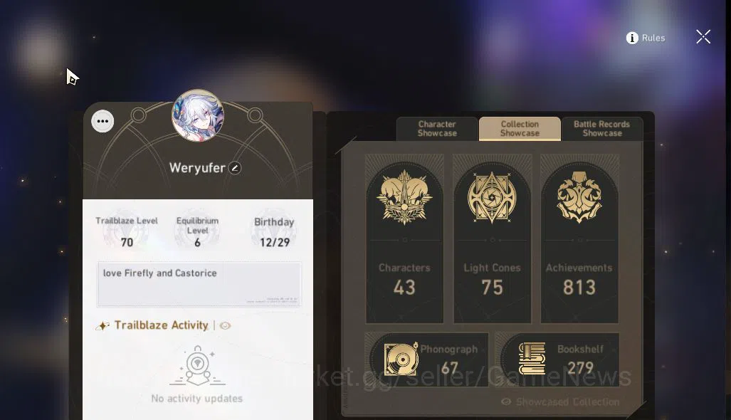 Honkai Star Rail Accounts Asia|TL 70|3,3K SJ+13 SRSP|13 Limited|[Saber,Arche image 10