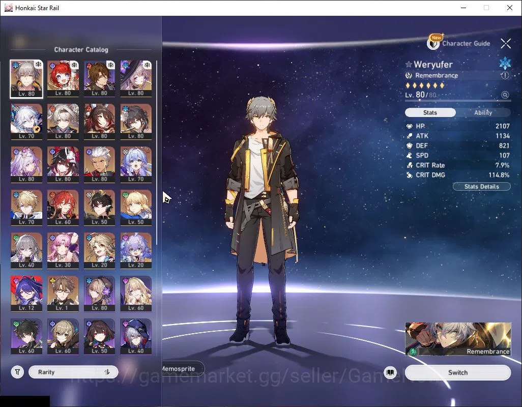 Honkai Star Rail Accounts Asia|TL 70|3,3K SJ+13 SRSP|13 Limited|[Saber,Arche image 9