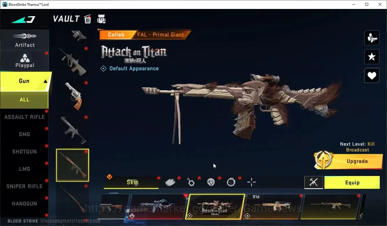 Blood Strike Accounts ASIA|4 ULTRA[JET,M4A1-Dragon,AUG-FFox,Etc]|Collab  image 11