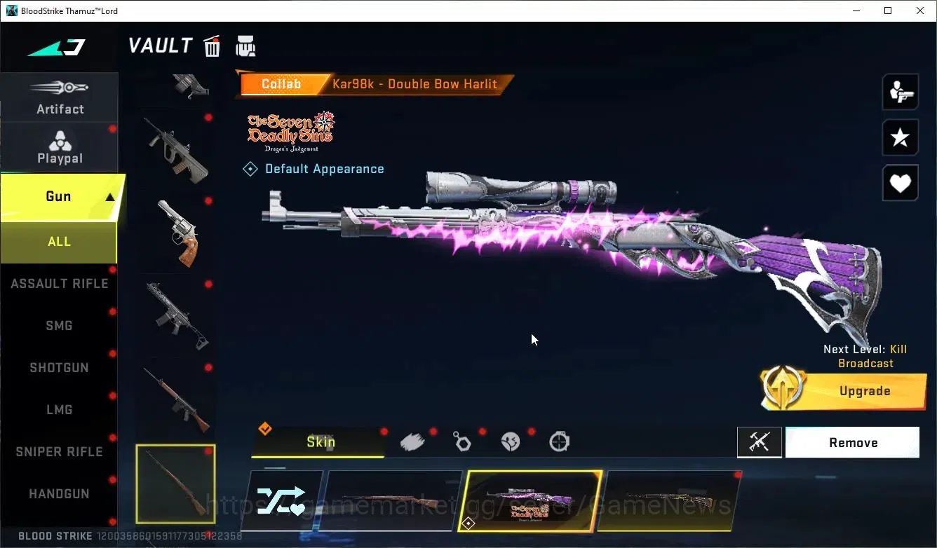 Blood Strike Accounts ASIA|4 ULTRA[JET,M4A1-Dragon,AUG-FFox,Etc]|Collab  image 12