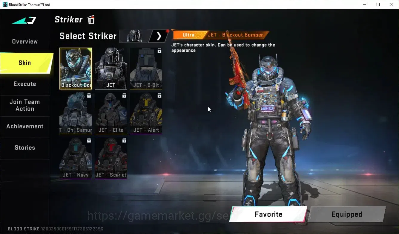 Blood Strike Accounts ASIA|4 ULTRA[JET,M4A1-Dragon,AUG-FFox,Etc]|Collab  image 4