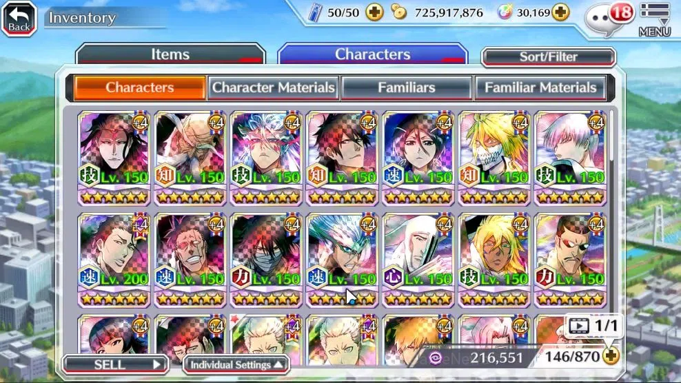 Bleach: Brave Souls Accounts Starter GLOBAL|30k Orb|Fresh Side Story|TYBW26 Genryusai,10th Aizen,GrimJow,New Ichigo,10th 1