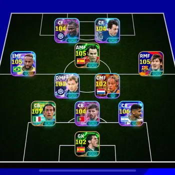 eFootball Accounts Legends & Iconic Players OVR 3234