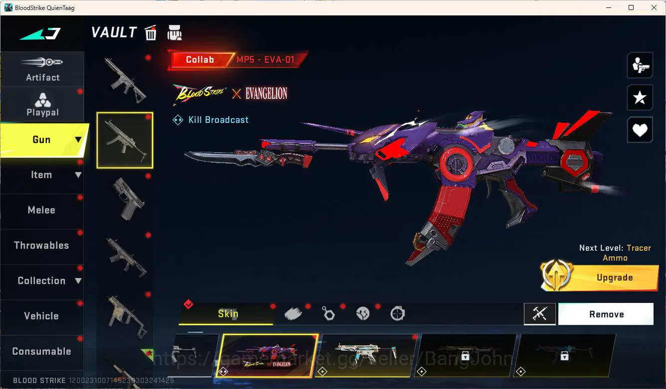 Blood Strike Accounts ASIA | EVANGELION FANS ACCOUNT |  more detail chec image 10