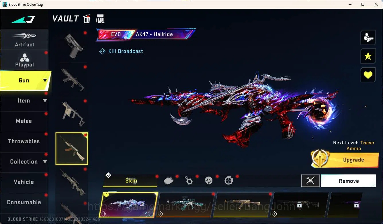 Blood Strike Accounts ASIA | EVANGELION FANS ACCOUNT |  more detail chec image 13
