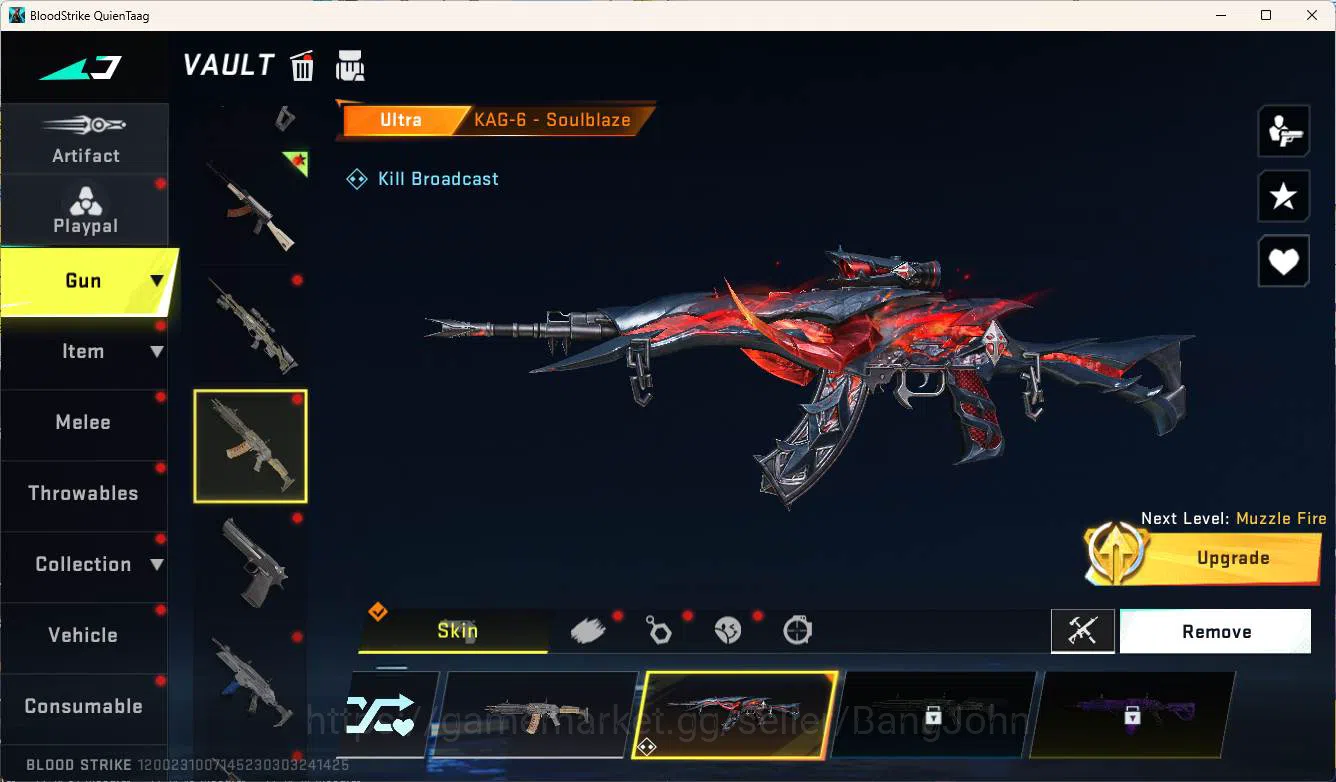 Blood Strike Accounts ASIA | EVANGELION FANS ACCOUNT |  more detail chec image 14