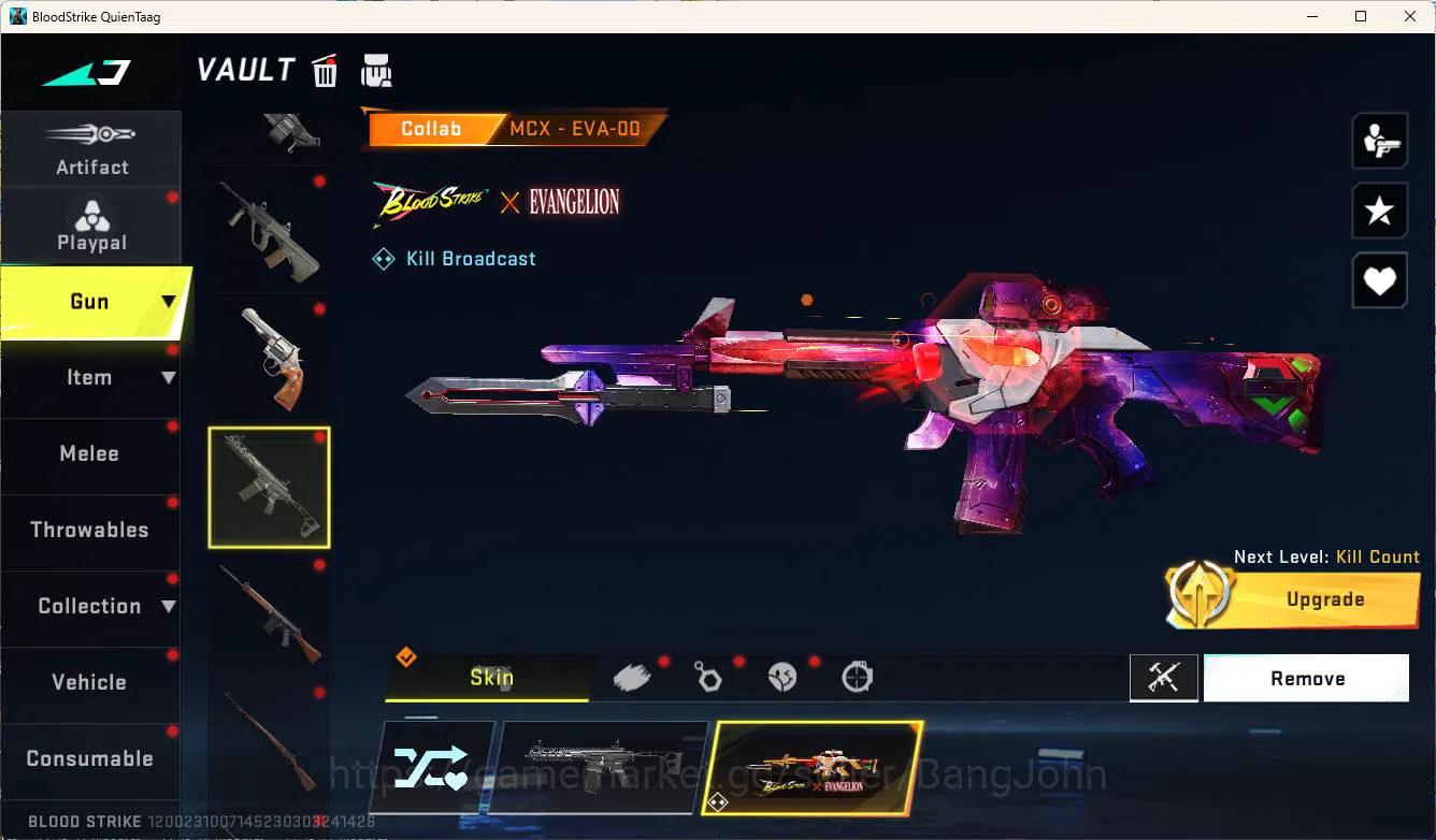 Blood Strike Accounts ASIA | EVANGELION FANS ACCOUNT |  more detail chec image 19